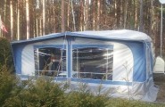 Caravan mit Vorzelt Campingplatz in Rheinsberg