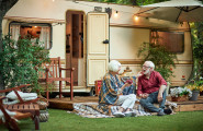 Senioren auf dem Campingplatz Osterfeld