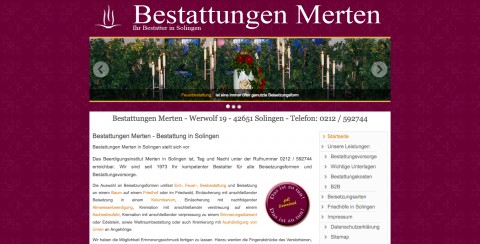 Bestattungen Merten in Solingen: in Solingen