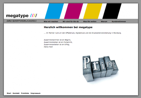 Professionelle Druckverfahren bei der Druckerei Megatype in Würzburg in Würzburg