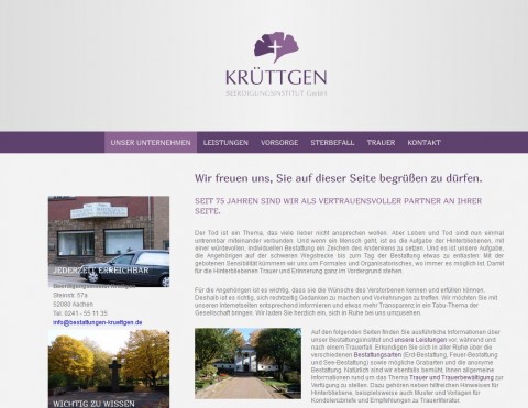 Beerdigungsinstitut Krüttgen GmbH in Aachen in Aachen