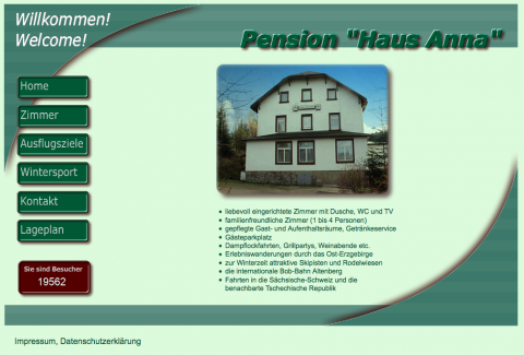 Immobilienverkauf in Altenberg: Pension Haus Anna in Altenberg