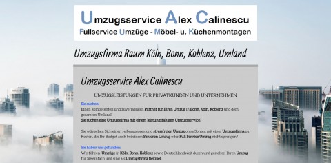 Umzüge für Privatpersonen und Unternehmen – Umzugsservice Alex Calinescu in Bonn  in Brohl-Lützing