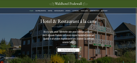 Ihr Catering in Neubrandenburg: Waldhotel Podewall in Trollenhagen