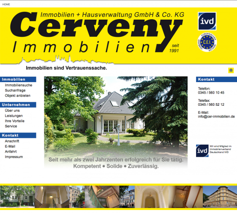 Cerveney Immobilien und Hausverwaltung GmbH & Co. KG in Halle/Saale in Halle/Saale