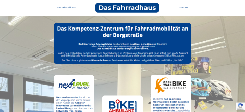 Das Fahrradhaus an der Bergstraße: Ihr Profi für E-Bikes in Bensheim in Bensheim