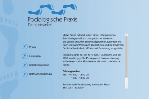 Podologische Praxis in Münster – Eva Kortwinkel  in Münster