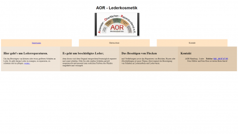 Polsterreinigung in Hamburg durch AOR – Alstertaler Oberflächen Reparaturdienst e. K. in Hamburg