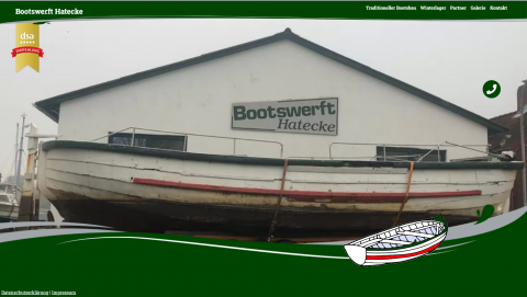 Eine Bootswerft für den traditionellen Holzbootsbau in Freiburg (Elbe)