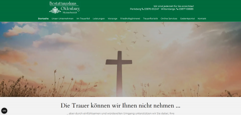 Sterbevorsorge beim Bestattungshaus Oldenburg: Für einen würdevollen Abschied vorsorgen in Perleberg