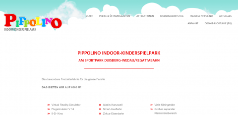 Kindergeburtstage im Pippolino Indoorspielplatz in Duisburg:  Ein unvergessliches Erlebnis auf 6000 m² in Duisburg