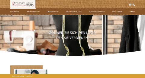 Entdecken Sie das Schneider-Atelier Holder: Ihr Partner für Maßanfertigungen in Schönaich