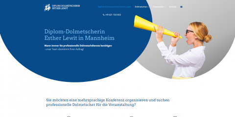 Diplom Dolmetscherin Esther Lewit:  Fachübersetzungen, Dolmetscherdienste und beglaubigte Übersetzungen in Mannheim