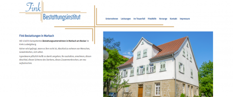 Fink Bestattungsinstitut – Ihr Bestatter in Marbach in Marbach am Neckar