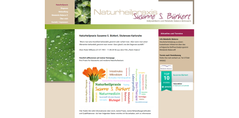 Ganzheitliche Gesundheit bei einer Naturheilpraktikerin in Karlsruhe in Stutensee
