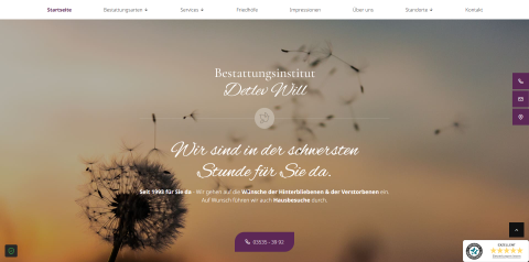 Bestattungsinstitut Detlev Will in Herzberg — Würdevolle Bestattungen und umfassende Unterstützung in Herzberg