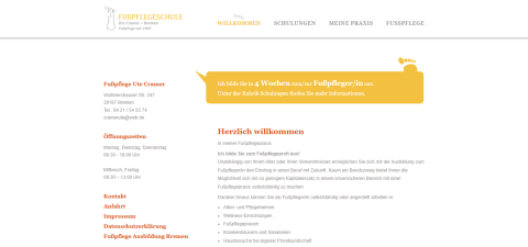 Schöne und gesunde Füße: Fußpflege Cramer in Bremen in Bremen