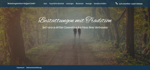 Bestattungs-Institut Wolgast GmbH: Tradition und individuelle Unterstützung seit 1919 in Waren (Müritz)