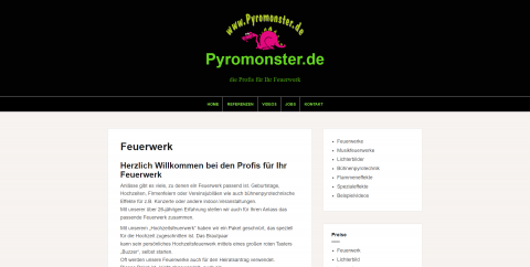 Hochwertig geplante Feuerwerke von Pyromonster Bayern in Schwabbruck