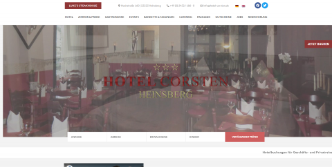 Tagungen im Hotel Corsten in Heinsberg