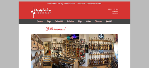 Musikladen Eberstadt – Ihre erste Adresse für Musikinstrumente und Gitarrenreparaturen in Darmstadt in Darmstadt