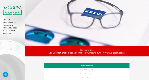 Sehen beginnt mit Vertrauen – Augenoptik Skorupa in München in München