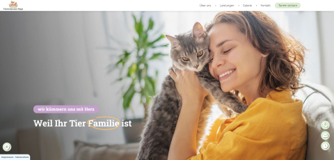 Webseite von: Tierarztpraxis Heroldstatt – Einfühlsame Tiermedizin für Ihr Tier Tierarztpraxis Heroldstatt – Einfühlsame Tiermedizin für Ihr Tier in Heroldstatt