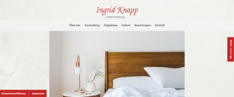 Perfekte Übernachtungsmöglichkeit: Zimmervermietung Ingrid Knapp in Dillenburg in Dillenburg