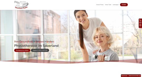 Ihr Zentrum für moderne Physiotherapie im Sauerland in Meschede
