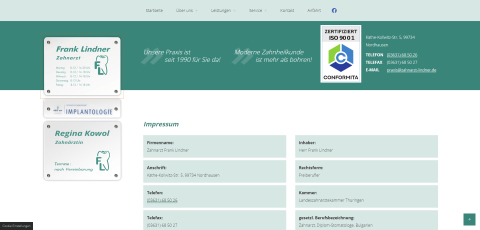 Die ideale Zahnarztpraxis in Nordhausen: Zahnarzt Lindner in Nordhausen