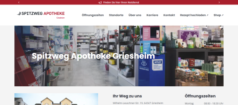 Über uns – Ihre Spitzweg Apotheke im Herzen Griesheim in Griesheim
