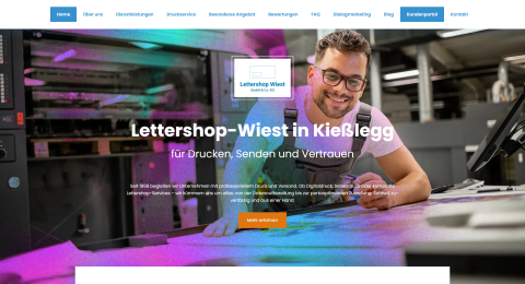 Webseite von: Briefe online versenden: Effizienz und Komfort in einem Briefe online versenden: Effizienz und Komfort in einem in Kißlegg
