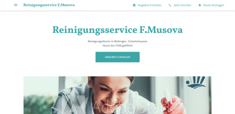 Professionelle Glasreinigung in Hanau: Reinigungsservice F. Musova in Büdingen