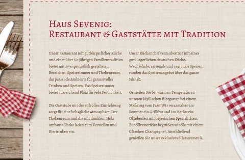 Haus Sevenig: Restaurant und Gaststätte in Alsdorf in Alsdorf