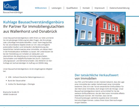 Ihre Immobilienmakler in Osnabrück: Bausachverständigenbüro Peter Kuhlage in Osnabrück