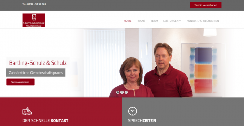 Schnarchtherapie in Bochum: Zahnarztteam Bartling-Schulz & Schulz in Bochum