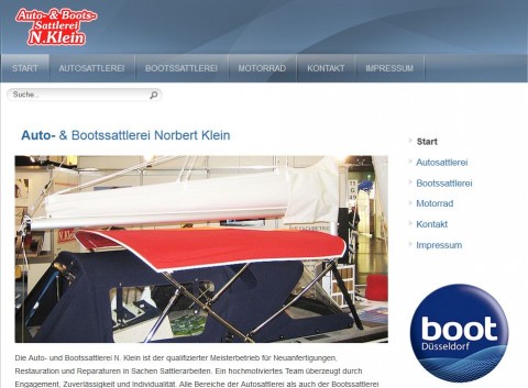 Auto- und Bootssattlerei Norbert Klein in Bochum in Bochum