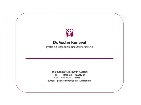 Praxis für Endodontie und Zahnerhaltung Dr. Vadim Konoval in Aachen in Aachen