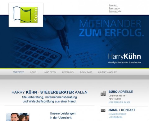 Steuerberatung durch Harry Kühn in Aalen in Aalen