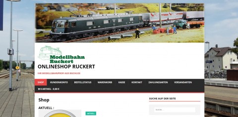 Ihr Shop für Modelleisenbahnen – Modellbahn Ruckert  in Buchloe