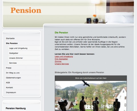 Pension Hamburg in Bad Grund in Bad Grund