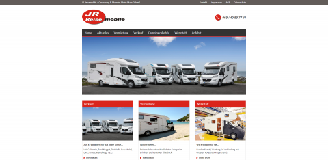 Zuverlässige Reisemobilvermietung in Frankfurt: JR Reisemobile in Maintal