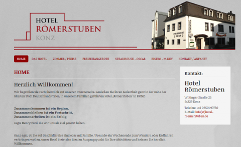 Hotel Römerstuben im Raum Trier in Konz