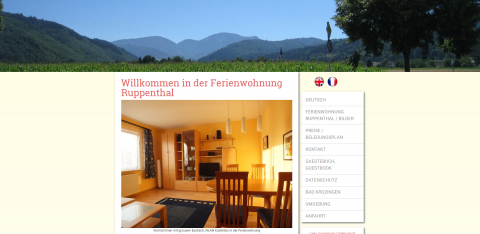 Apartment in Bad Krozingen: Ferienwohnung Ruppenthal in Bad Krozingen