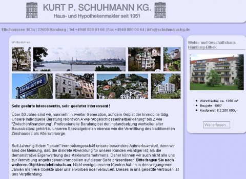 Kurt P. Schuhmann KG. Hausmakler in Hamburg in Hamburg