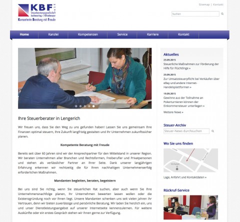 Existenzgründungsberatung im Raum Osnabrück: KBF Steuerberatungsgesellschaft mbH in Lengerich