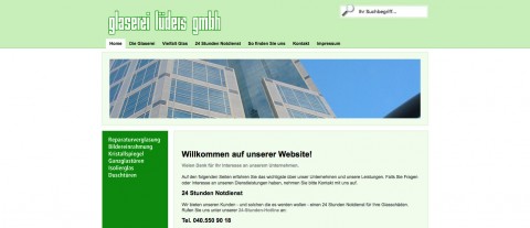 Rund ums Glas in Hamburg: Glaserei Lüders GmbH in Hamburg in Hamburg