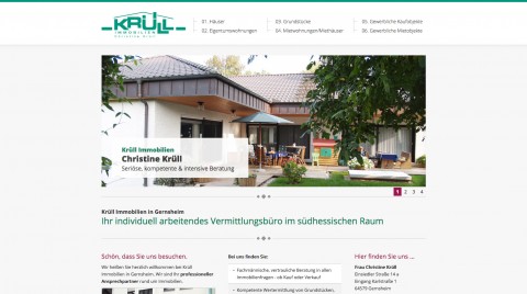 Seriöser Immobilienmakler im Raum Darmstadt: Krüll Immobilien in Gernsheim