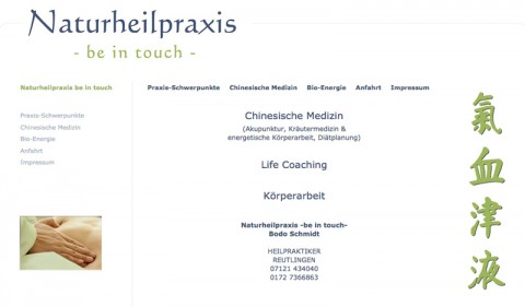 Schmerztherapie in Reutlingen: Naturheilpraxis „be in touch“  in Reutlingen