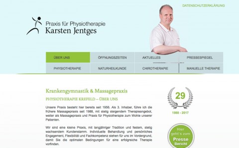 Manuelle Lymphdrainage für ein besseres Lebensgefühl: Physiotherapeut Karsten Jentges in Krefeld